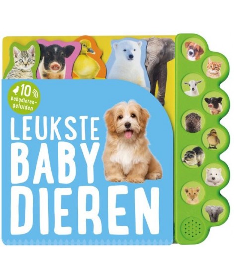 Leukste babydieren, geluidboek met 10 geluiden